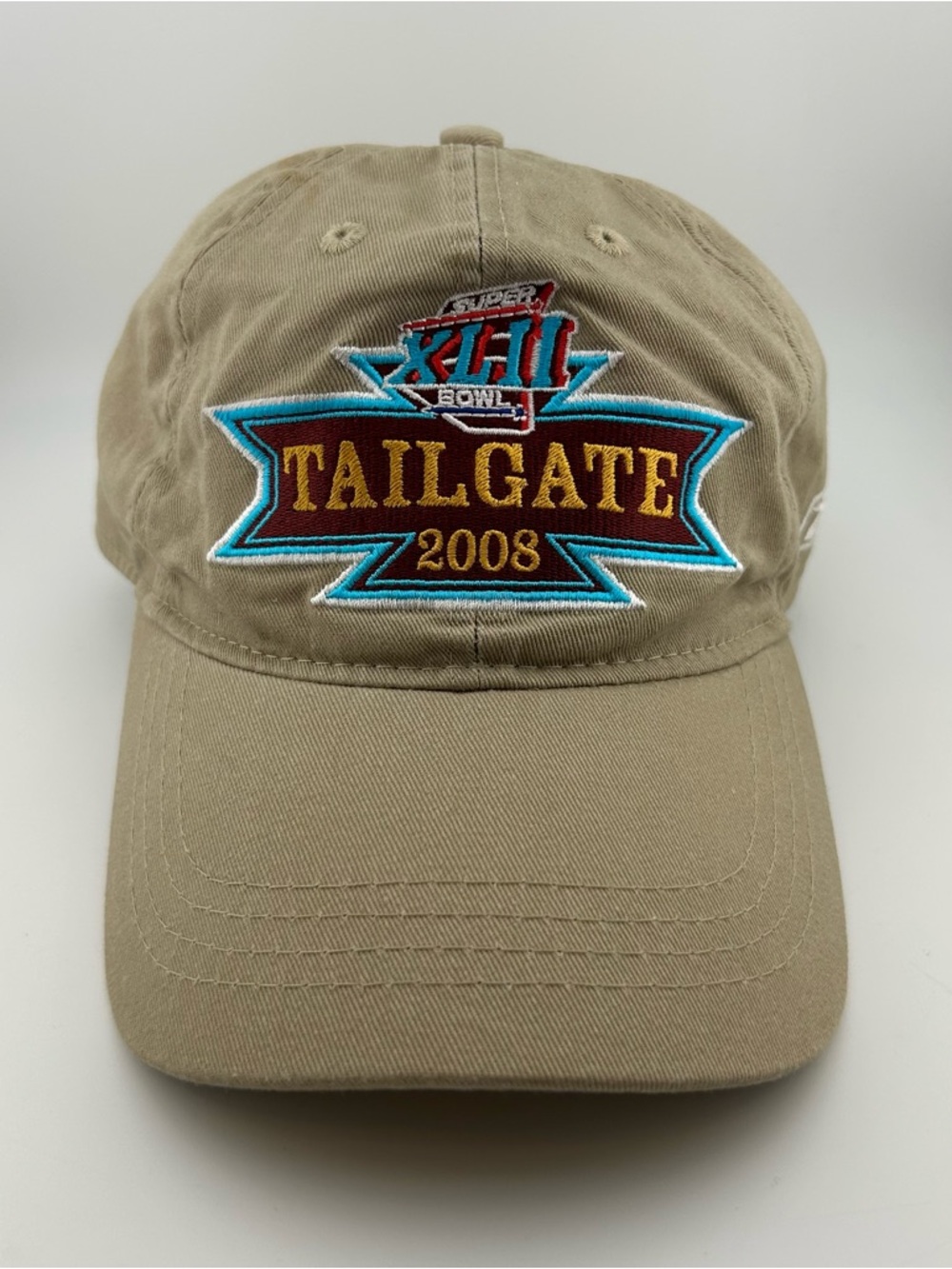 Super Bowl XLII 2008 Hat Baseball Cap Tailgate Embroidered Adjustable Strap